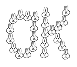 Frugal rabbit sticker #11501928