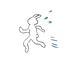 Frugal rabbit sticker #11501952