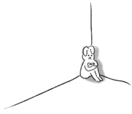 Frugal rabbit sticker #11501966