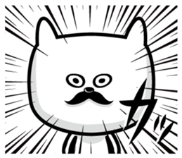 the Beard cat sticker #11502106