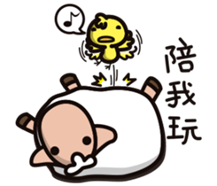 Fog forest-Sheep and chickens sticker #11502216