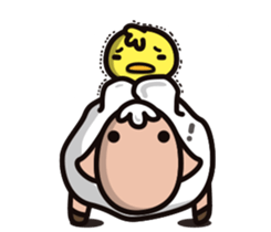 Fog forest-Sheep and chickens sticker #11502217