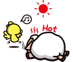 Fog forest-Sheep and chickens sticker #11502218