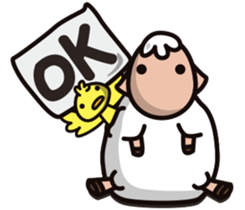 Fog forest-Sheep and chickens sticker #11502236