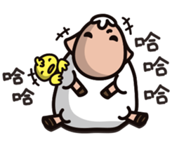 Fog forest-Sheep and chickens sticker #11502243