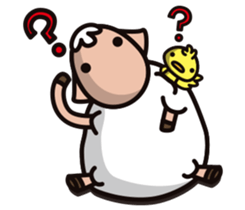 Fog forest-Sheep and chickens sticker #11502246