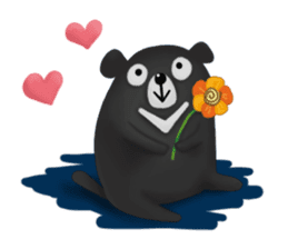 Lot of love and Panda Bear Nemo chick sticker #11502371