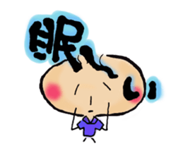 daily life conversation of onion taro. sticker #11502424