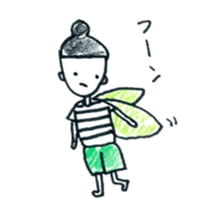 kawano's day so happy sticker #11502778