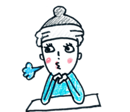 kawano's day so happy sticker #11502786