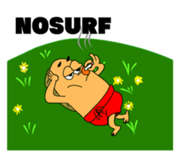 UMAERS4  the Surfer sticker #11502900