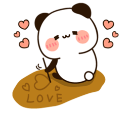 Uruuru panda basic sticker #11502943