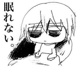 Sadcore Girl 2 sticker #11503410