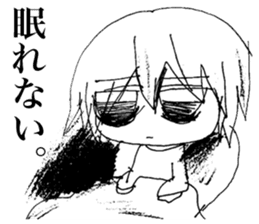 Sadcore Girl 2 sticker #11503410