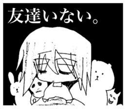 Sadcore Girl 2 sticker #11503425