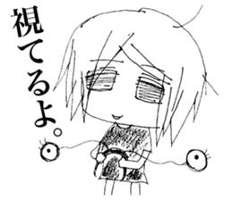 Sadcore Girl 2 sticker #11503446