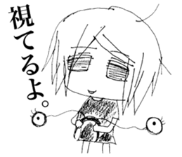 Sadcore Girl 2 sticker #11503446