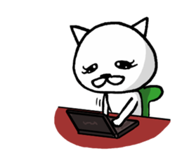 White neco sticker #11503731