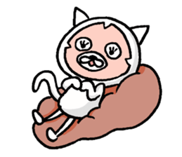 White neco sticker #11503759