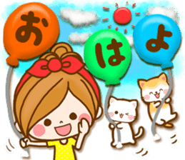 Leisurely a girlfriend 18 Used it well. sticker #11503808