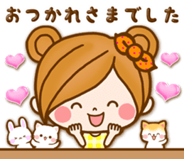 Leisurely a girlfriend 18 Used it well. sticker #11503827