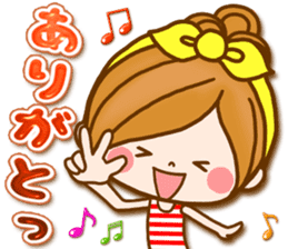 Leisurely a girlfriend 18 Used it well. sticker #11503828