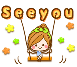 Leisurely a girlfriend 18 Used it well. sticker #11503843