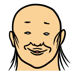 Physial Beauty!! Baldnessman stickers