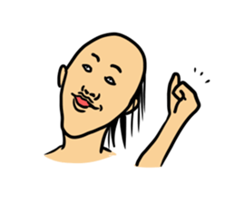 Physial Beauty!! Baldnessman stickers sticker #11504457