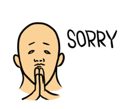 Physial Beauty!! Baldnessman stickers sticker #11504463