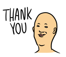 Physial Beauty!! Baldnessman stickers sticker #11504464