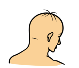 Physial Beauty!! Baldnessman stickers sticker #11504465