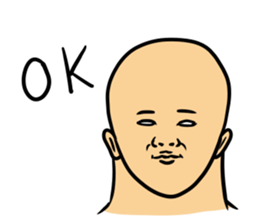Physial Beauty!! Baldnessman stickers sticker #11504467