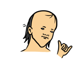 Physial Beauty!! Baldnessman stickers sticker #11504474