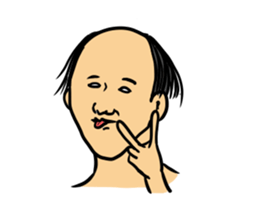 Physial Beauty!! Baldnessman stickers sticker #11504480