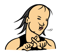 Physial Beauty!! Baldnessman stickers sticker #11504481