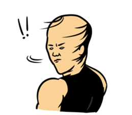 Physial Beauty!! Baldnessman stickers sticker #11504487