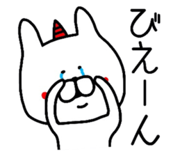 Demon rabbit sticker #11505147