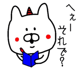 Demon rabbit sticker #11505163