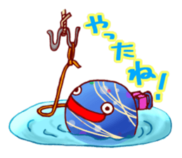 Everyday of japanese water balloon. sticker #11505168