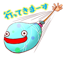 Everyday of japanese water balloon. sticker #11505174