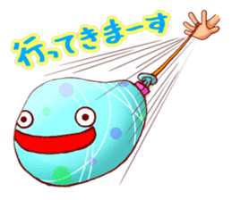 Everyday of japanese water balloon. sticker #11505174
