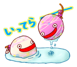 Everyday Of Japanese Water Balloon By Ma Bo Sticker