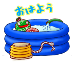 Everyday of japanese water balloon. sticker #11505180
