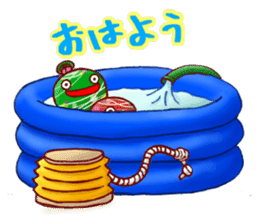 Everyday of japanese water balloon. sticker #11505180