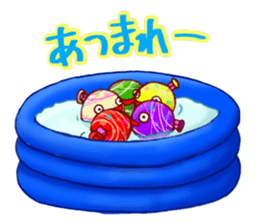 Everyday of japanese water balloon. sticker #11505192