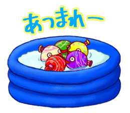 Everyday of japanese water balloon. sticker #11505192