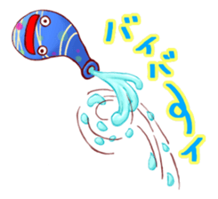Everyday of japanese water balloon. sticker #11505194
