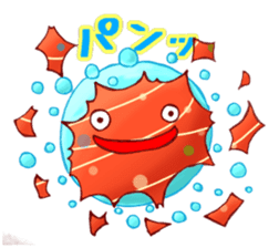 Everyday of japanese water balloon. sticker #11505205