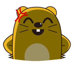 Super cute U!FU & HAPPI sticker #11505460